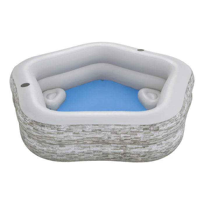 БАСЕЙН 213X206X53 STONE POOL BESTWAY 54423