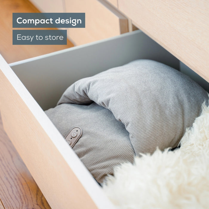 Beurer FM 28 Компактен масажор за крака 2 в 1: Вибрационен масажор и нагревател за крака; 3 програми; Работа чрез USB-C кабел; до размер 43; автоматично изключване след 20 минути