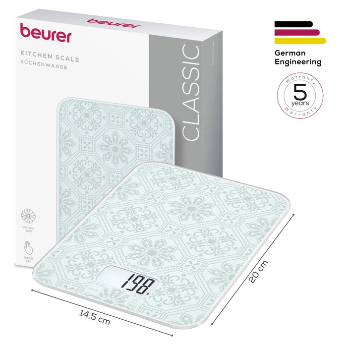 Beurer KS 19 Винтидж кухненска везна; 5 кг / 1 г