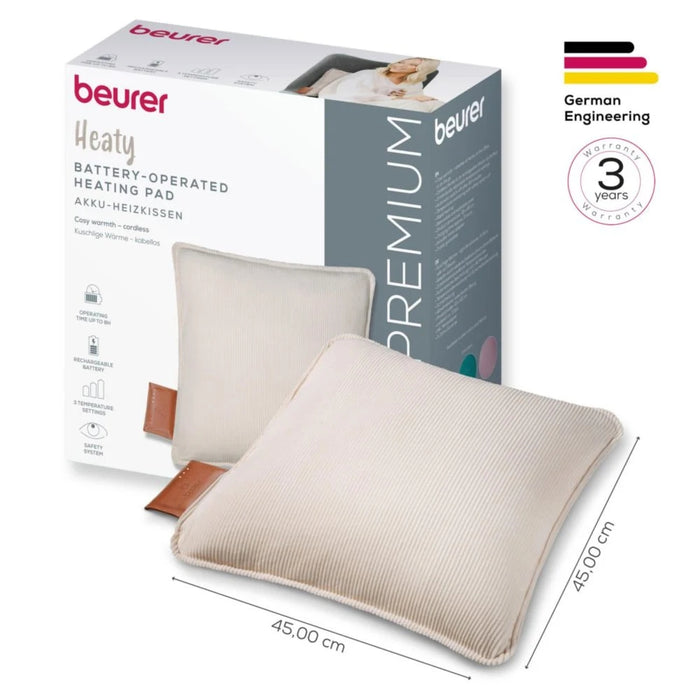 Beurer HK 77 Heaty кашмирен крем + Beurer KS 19 Pure White