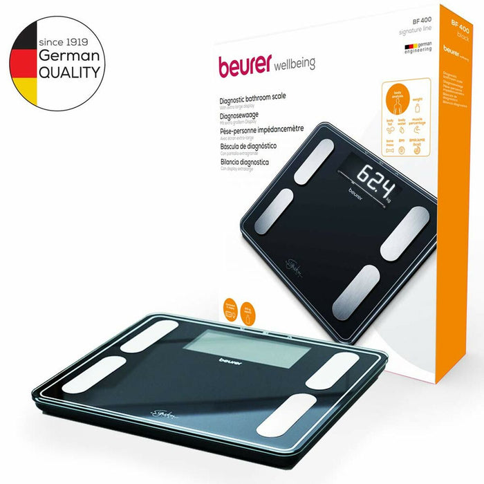 Електронен кантар за баня Beurer BF400 NEGRO