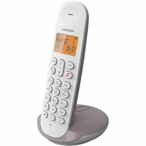 Безжичен телефон Logicom ILOA 155T SOLO Кафяв Сив Тъмнокафяв