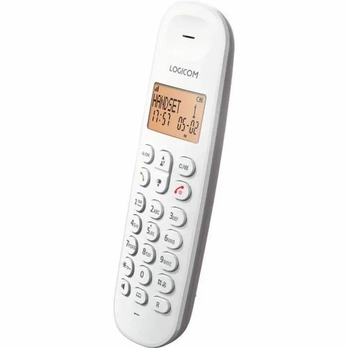 Безжичен телефон Logicom ILOA 155T SOLO Кафяв Сив Тъмнокафяв