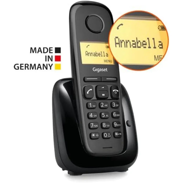 Безжичен телефон Gigaset A180 Черен
