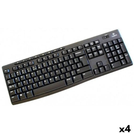 Безжична клавиатура Logitech K270 Черен Испанска Qwerty (4
