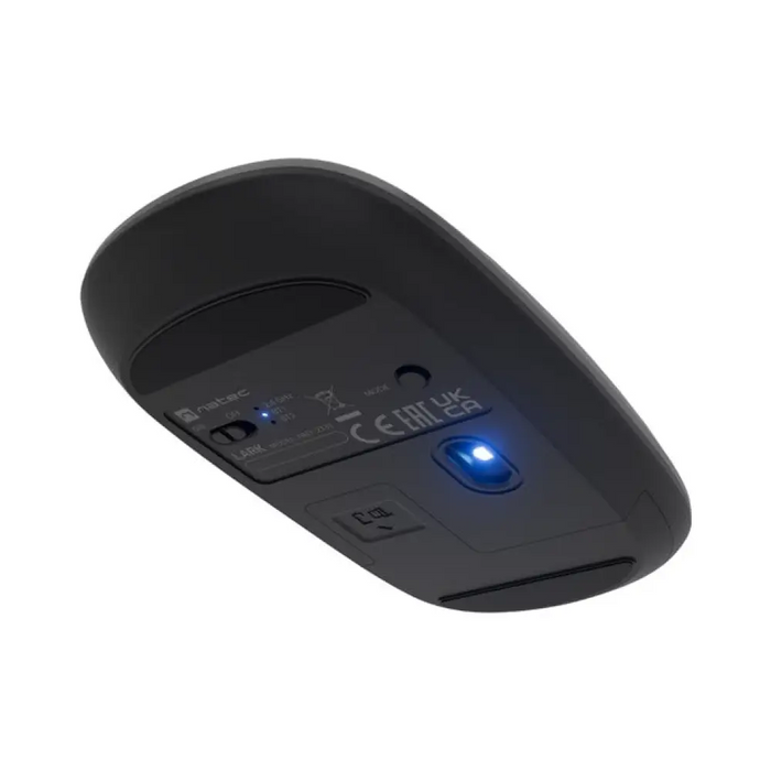 Безжична мишка Natec Lark 4000DPI BT 5.0 безшумна синя