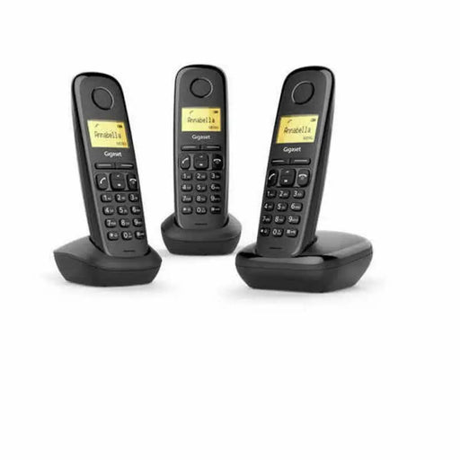 Безжичен телефон Gigaset A170 Trio 1,5’’ Черен