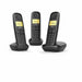 Безжичен телефон Gigaset A170 Trio 1,5’’ Черен