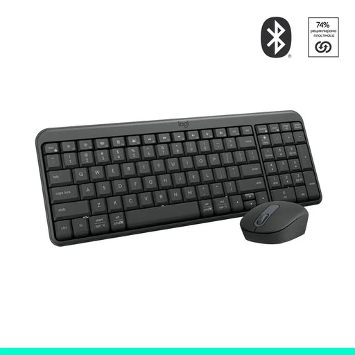 Безжичен комплект Logitech MK250 Graphite - Кирилизирана
