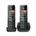 Безжичен телефон Gigaset COMFORT 550 duo Черен