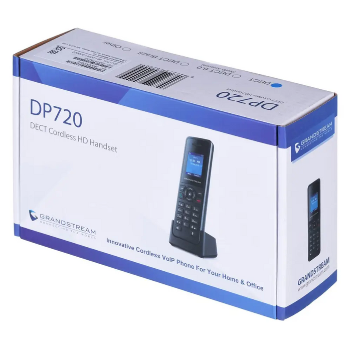 Безжичен телефон Grandstream DP720 Син Черен