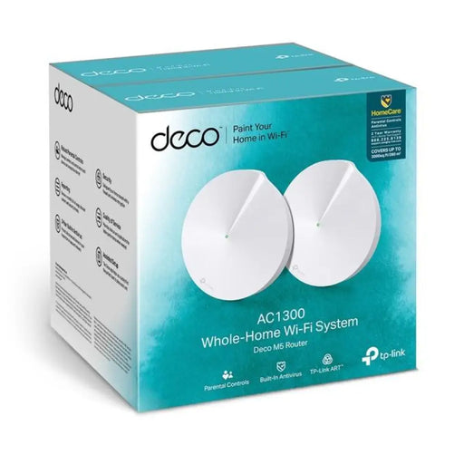 Безжичен рутер TP-Link Deco M5 AC1300 2.4/5 GHz 400 - 867