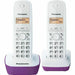Безжичен телефон Panasonic KX TG1612FRF Лилав