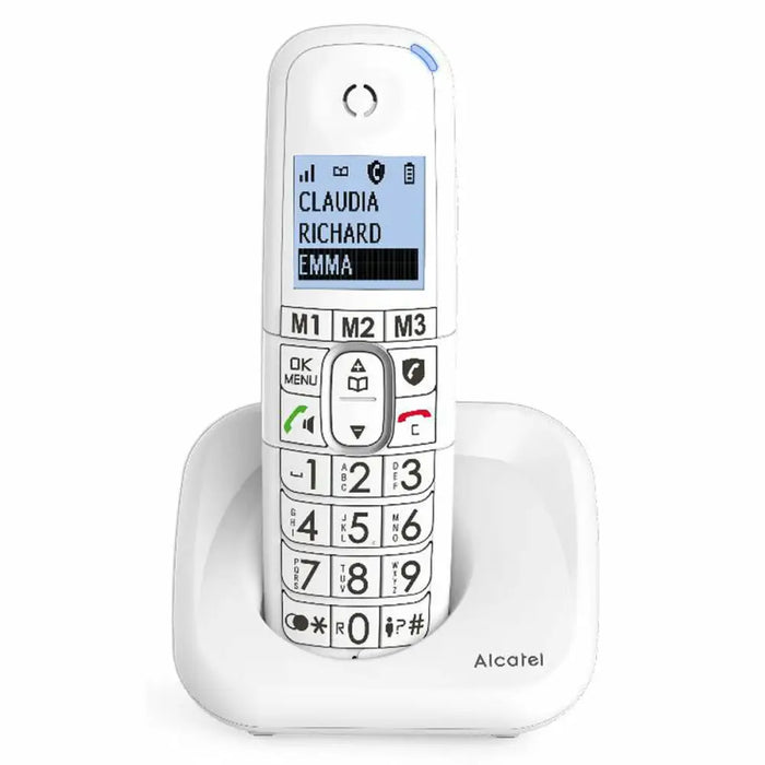 Безжичен телефон Alcatel XL785 Бял