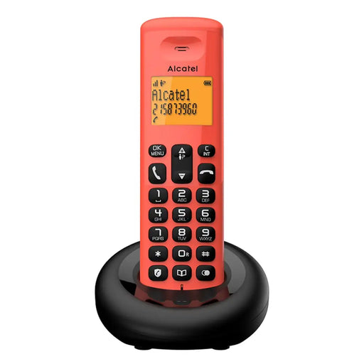Безжичен телефон Alcatel Черен/Червен