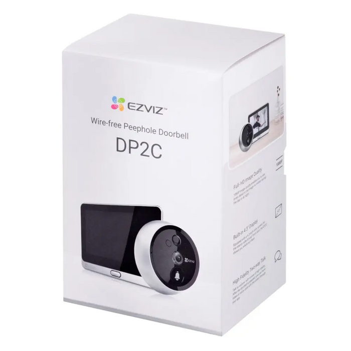 БЕЗЖИЧЕН WIFI ЗВЪНЧЕВ С ВИЗЬОР EZVIZ DP2C CS-DP2C