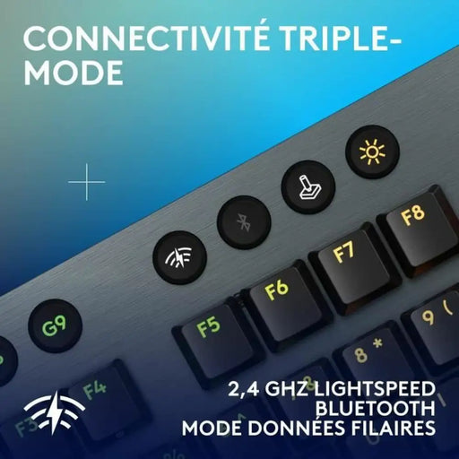 Безжична клавиатура Logitech G915 TKL X Черен AZERTY