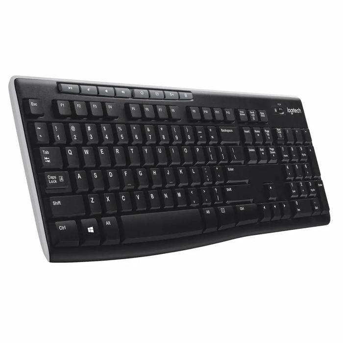 Безжична клавиатура Logitech K270 Черен Испанска Qwerty 2.4