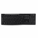Безжична клавиатура Logitech K270 Черен Испанска Qwerty 2.4