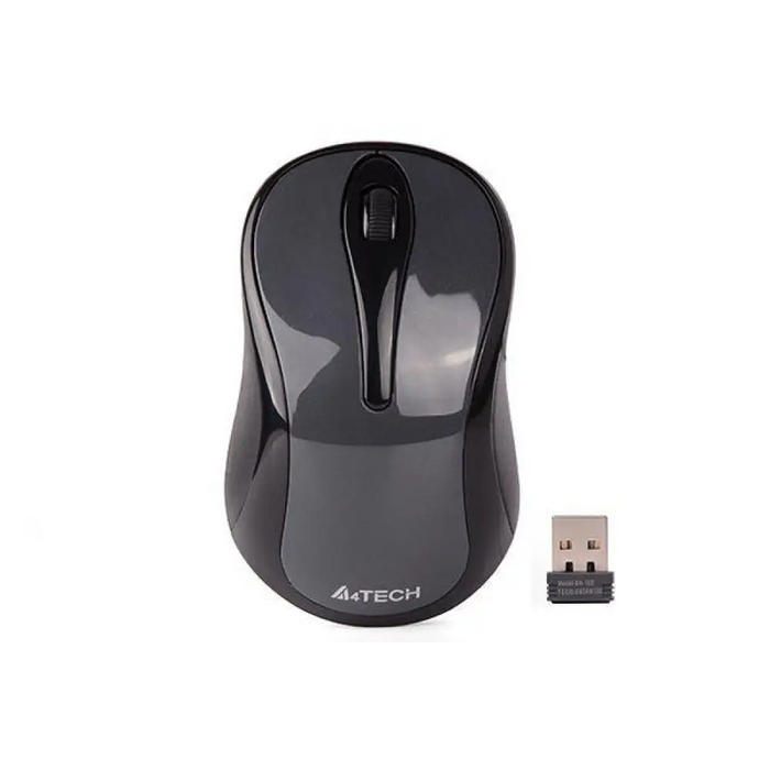 Безжична мишка A4Tech G3-280NS 2.4G Hz USB Безшумна Сив