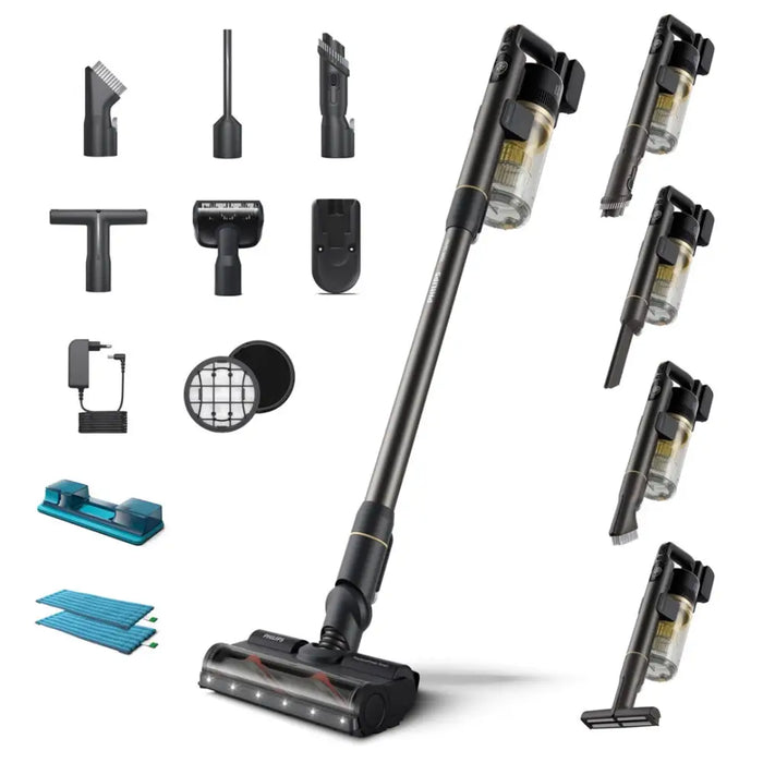 Безжична вертикална прахосмукачка Philips 7000 series Aqua