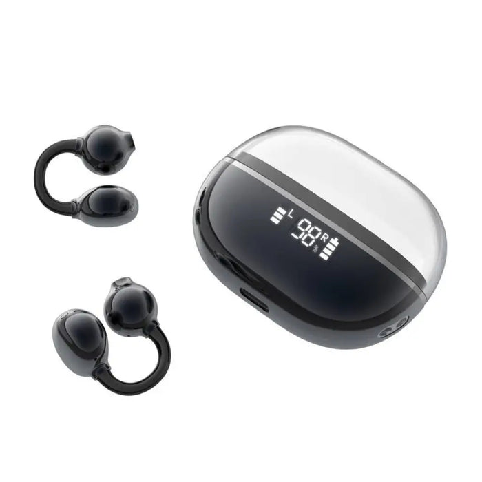 Безжични слушалки LDNIO T08 Bluetooth 5.4 IPX4 тъмносини