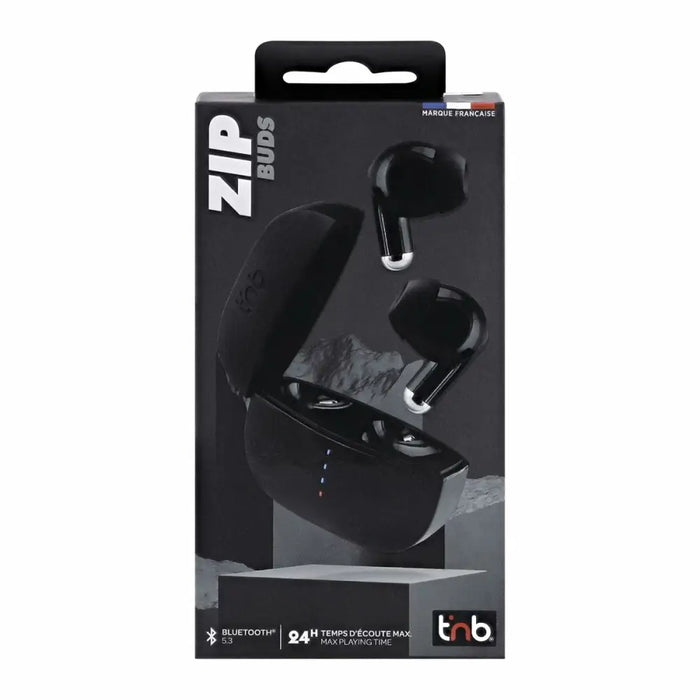 Безжични Слушалки с Кутия за Зареждане T’NB ZIP 2 Черен