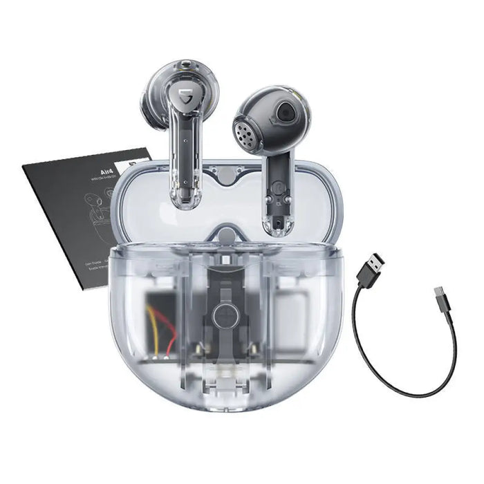 Безжични слушалки Soundpeats Air TP Bluetooth 5.3 бели