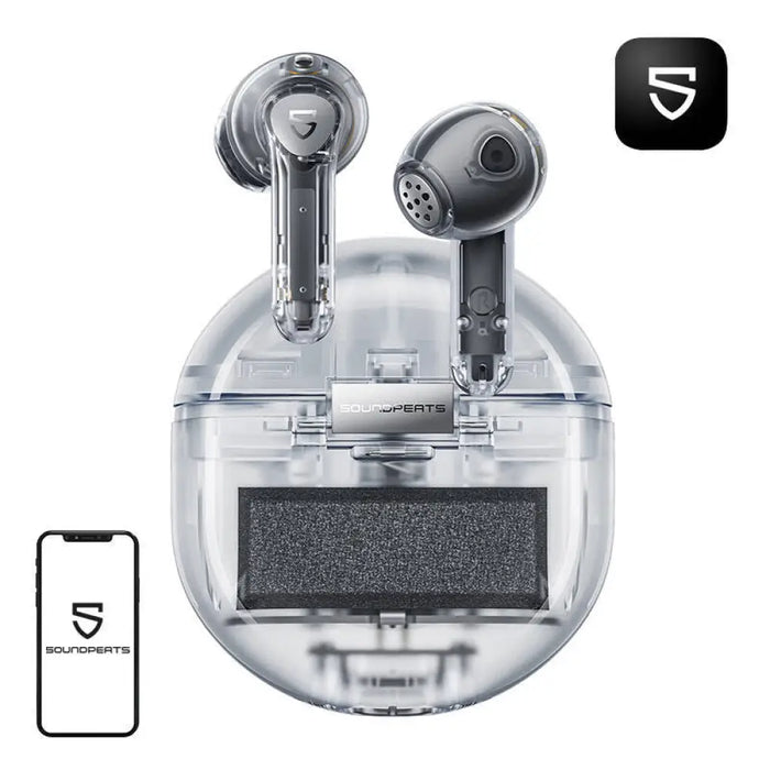 Безжични слушалки Soundpeats Air TP Bluetooth 5.3 бели