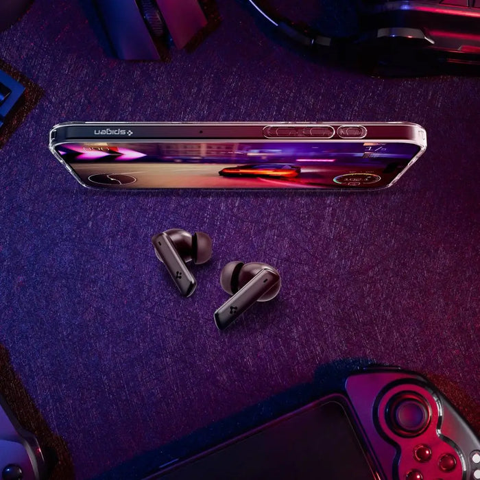 Безжични слушалки Spigen SA2402 ANC Pro - бели