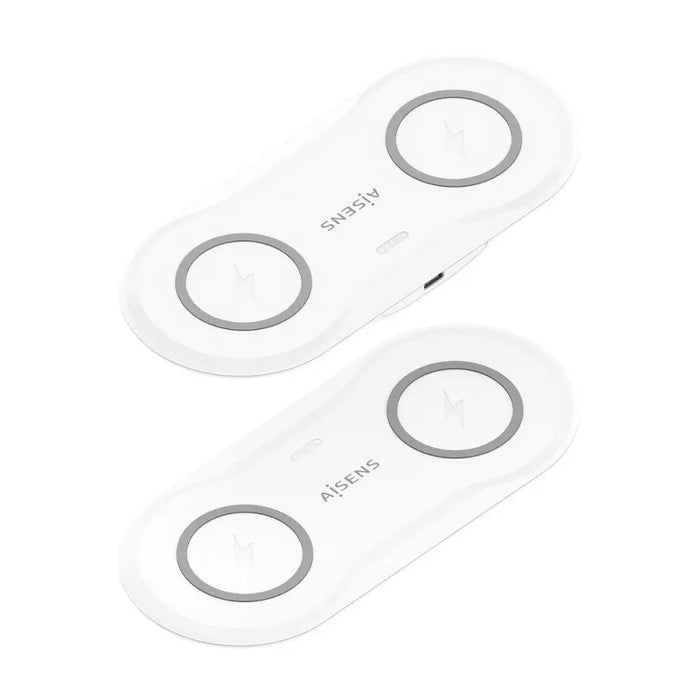 Безжично зарядно Aisens ASCH-15W2WC059-W Бял