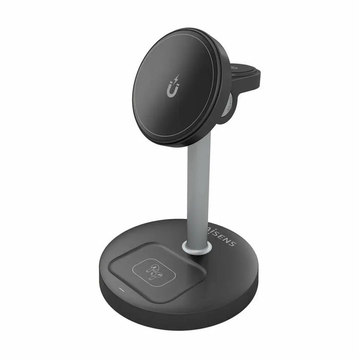 Безжично зарядно Aisens ASCH-15W3WC066-BK Черен 15 W