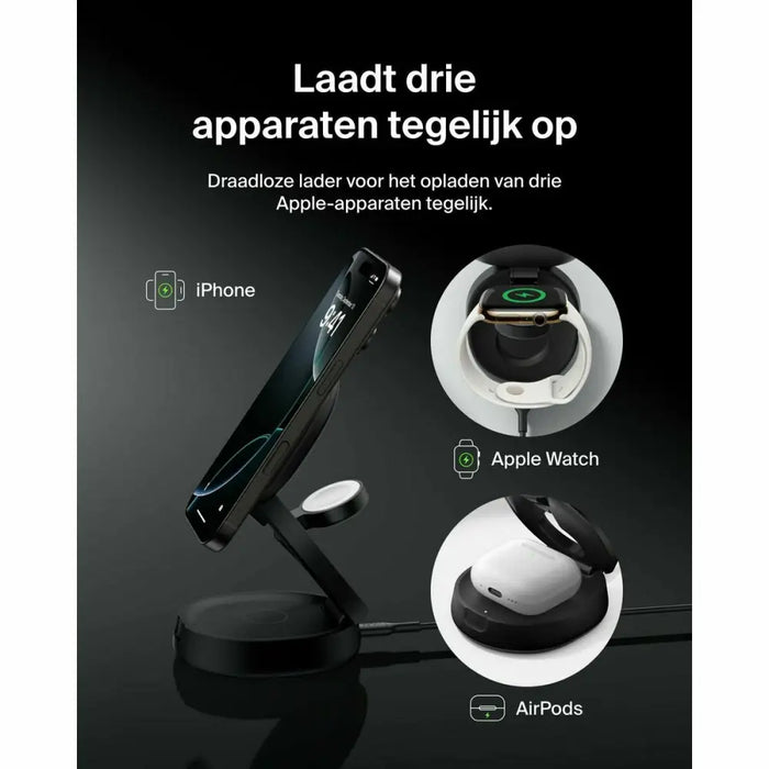 Безжично зарядно Belkin WIZ034KQBK Черен