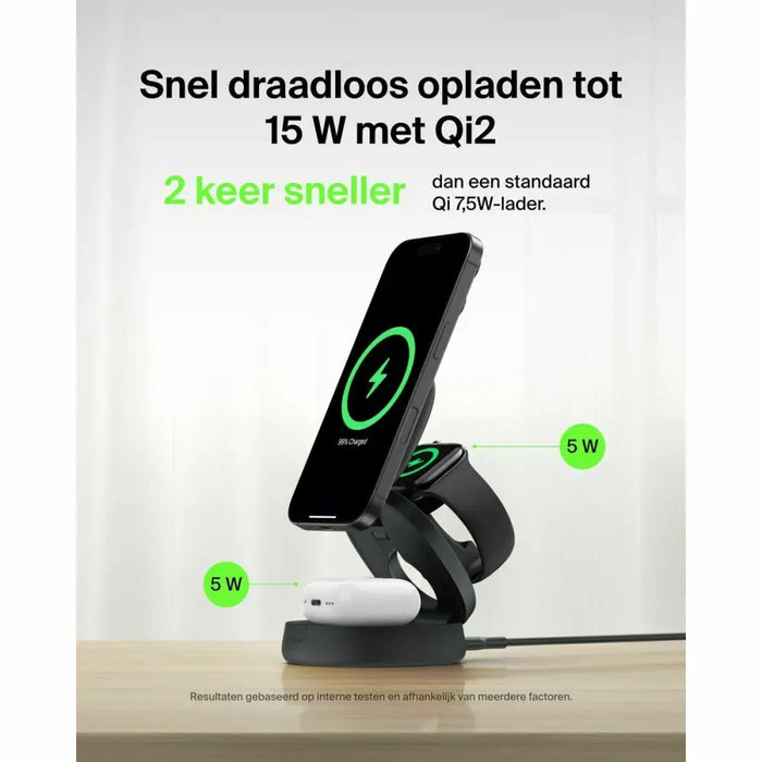 Безжично зарядно Belkin WIZ034KQBK Черен