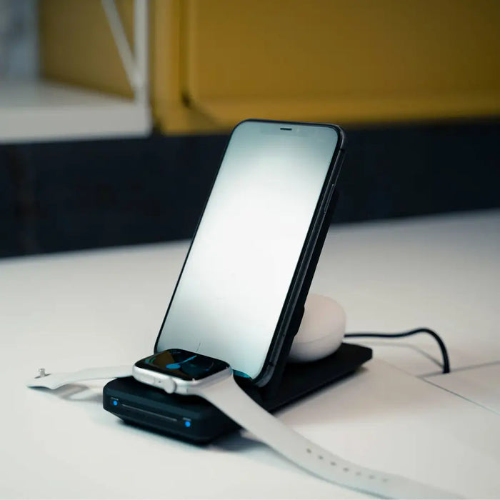 Безжично зарядно KSIX Apple compatible 15W