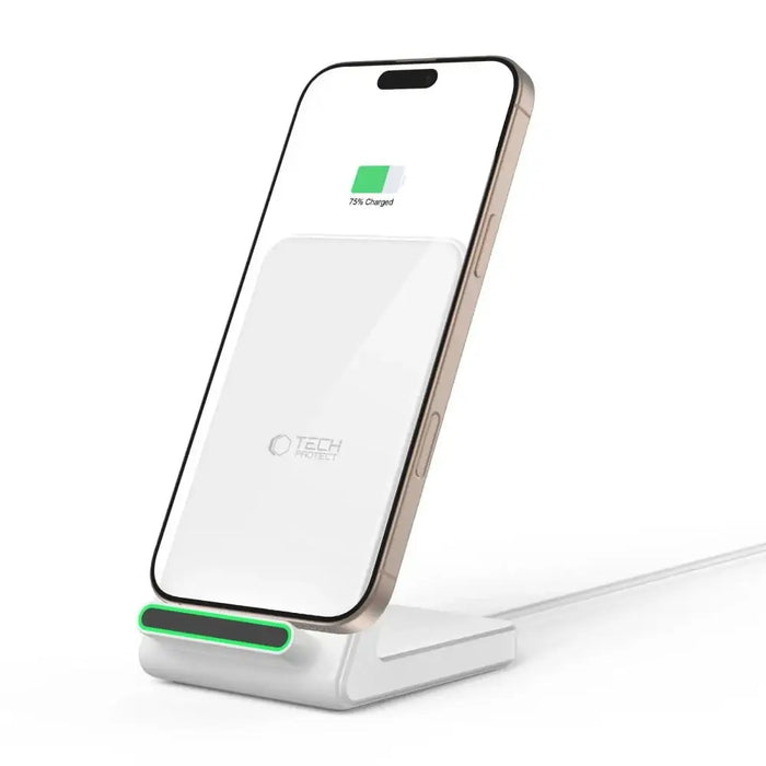 Безжично зарядно Tech-Protect QI15W-A40 - бяло