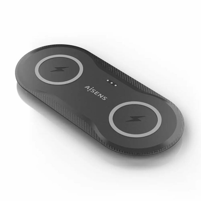 Безжично зарядно Aisens ASCH-15W2WC060-BK Черен