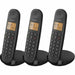 Безжичен телефон Logicom ILOA 350 TRIO Черен