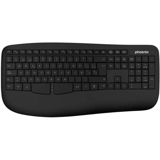 Безжична клавиатура Phoenix K201 Черен Испанска Qwerty