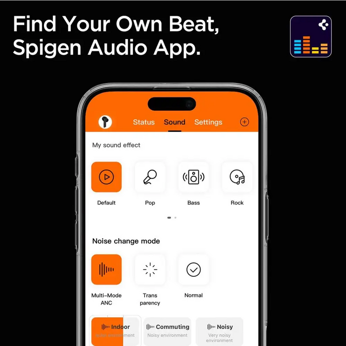 Безжични слушалки Spigen SA2403 ANC Pro - черни