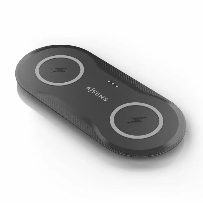 Безжично зарядно Aisens ASCH-15W2WC060-BK Черен