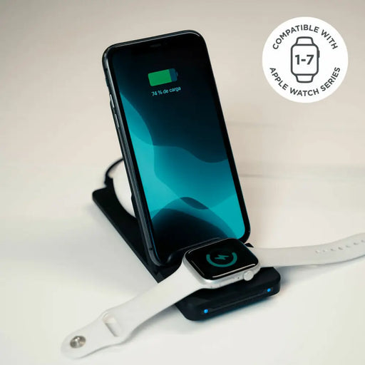 Безжично зарядно KSIX Apple compatible 15W