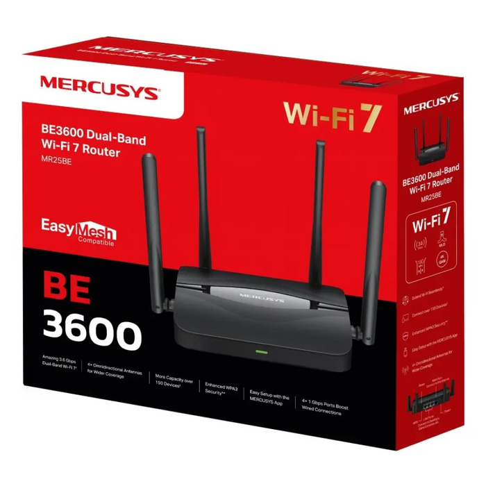 Безжичен рутер Mercusys MR25BE Gigabit Ethernet Dual-band