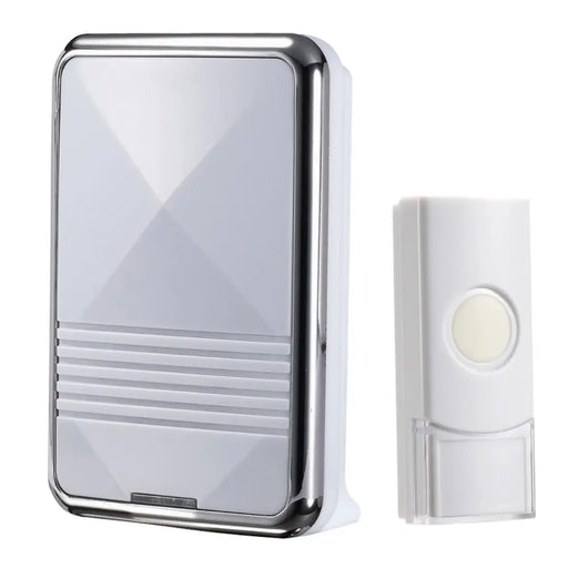 БЕЗЖИЧЕН ЗВЪНЕЦ БЯЛ LED 300М COMMEL