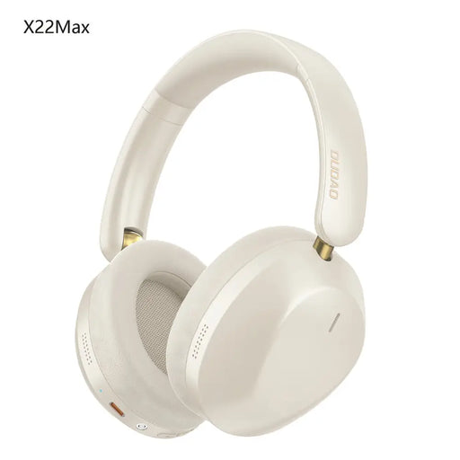 Безжични Bluetooth слушалки Dudao X22 Max с ANC - бежови