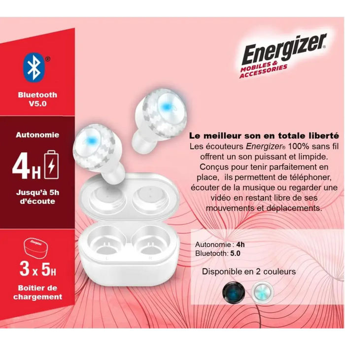 БЕЗЖИЧНИ БЛУТУТ СЛУШАЛКИ ENERGIZER