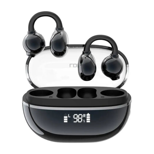 Безжични слушалки LDNIO T08 Bluetooth 5.4 IPX4 тъмносини