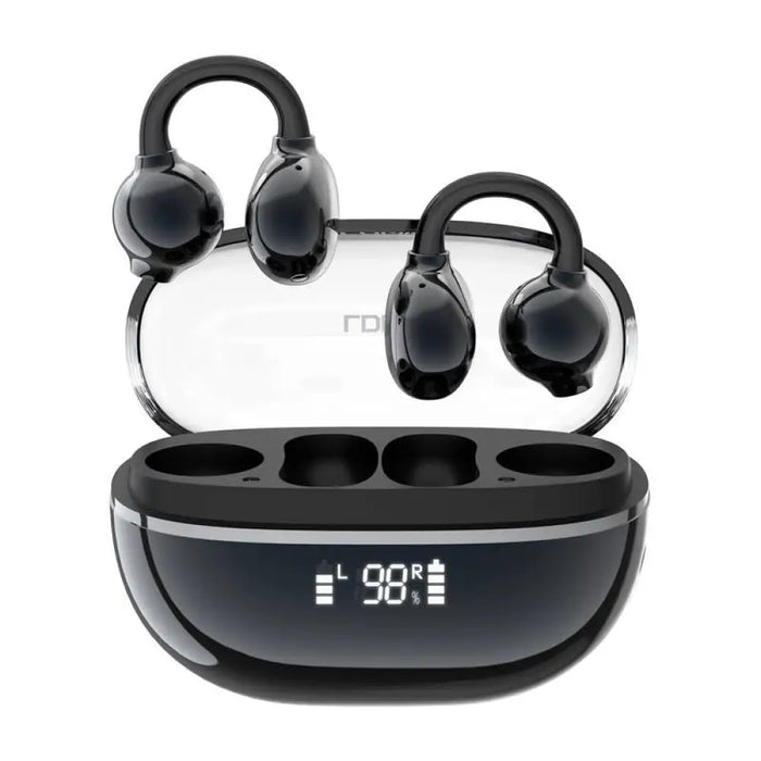 Безжични слушалки LDNIO T08 Bluetooth 5.4 IPX4 тъмносини