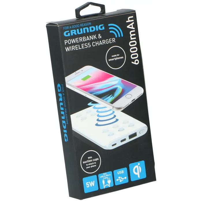 БЕЗЖИЧНО ЗАРЯДНО 6000MAH 5W GRUNDIG