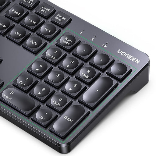 Безжична клавиатура Ugreen KU004 2.4GHz черна